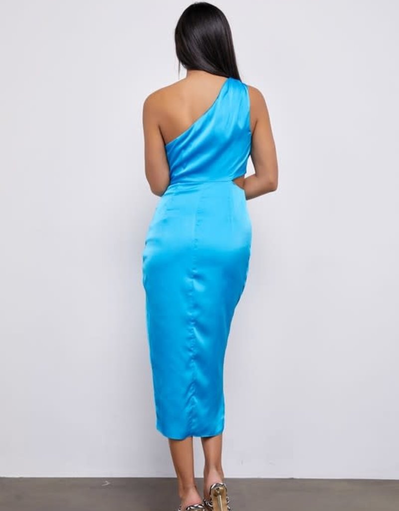 Safiya One Shoulder Midi Dress