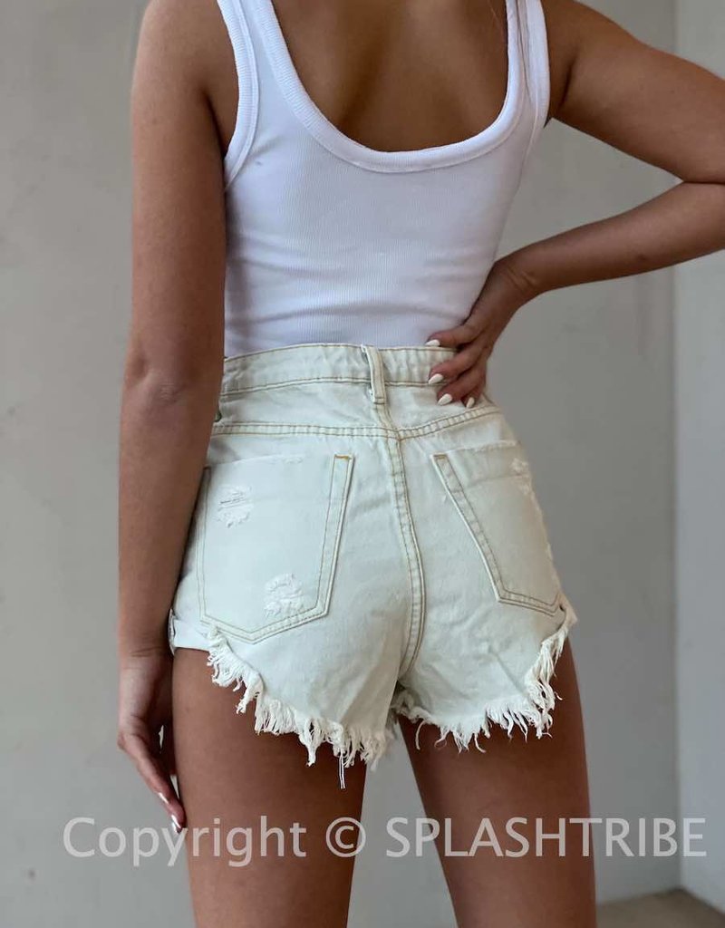 Brayden Distressed Denim Shorts