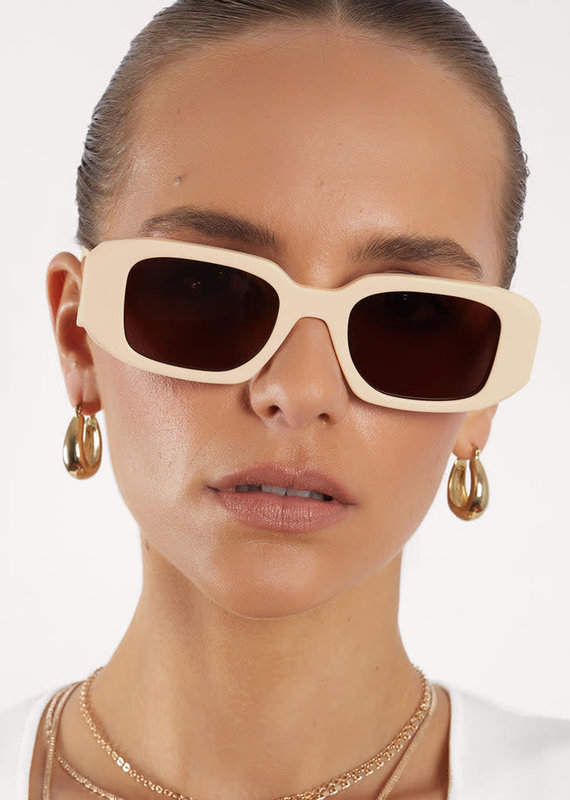 Banbe The Nina Sunglasses Bone Auburn