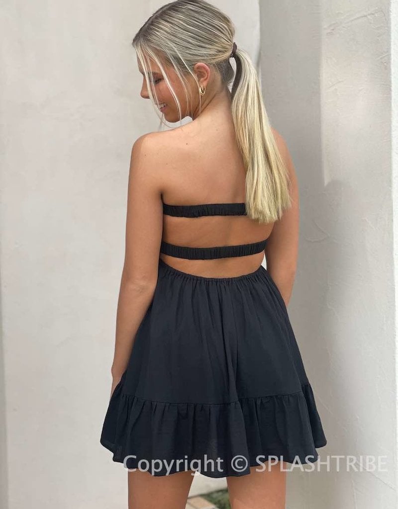 Ryan Strapless Romper Mini Dress