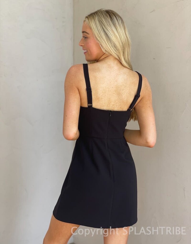 Whisper Straight Neck Dress