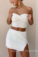 Textured Knit Mini Skirt