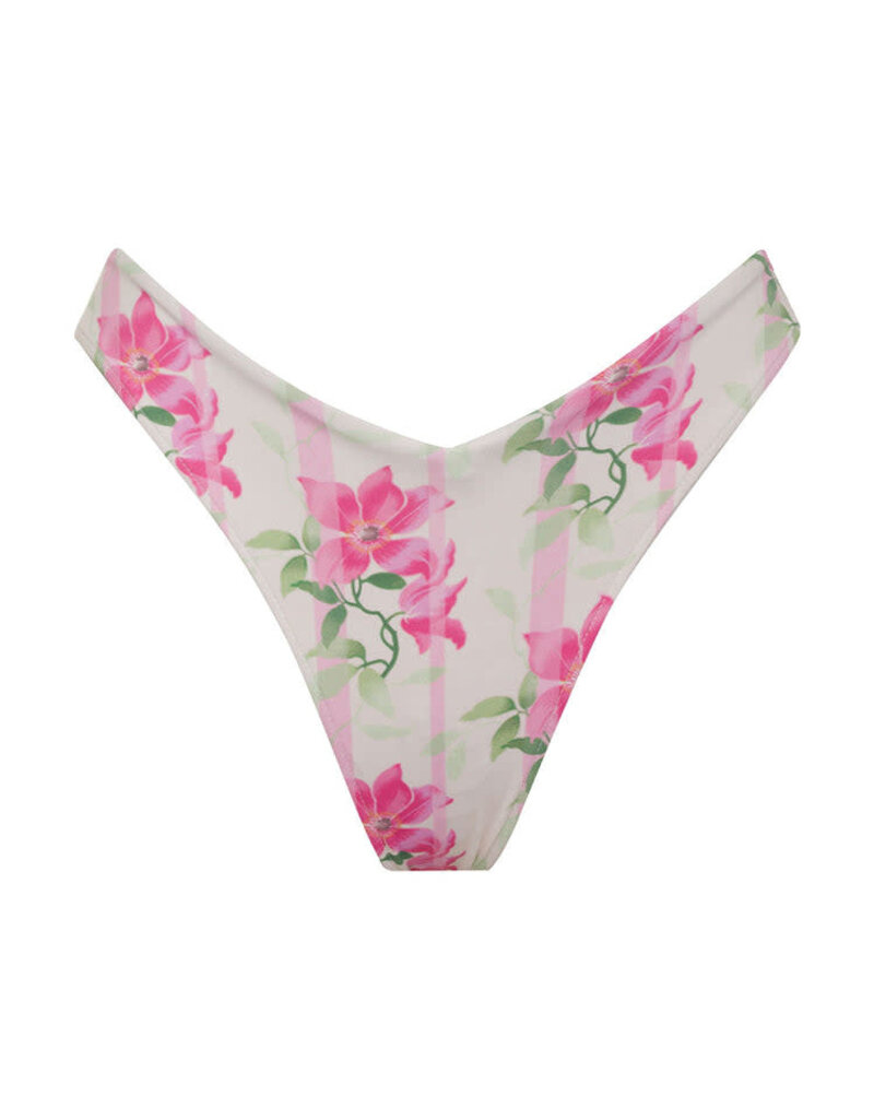 Enzo Floral Cheeky Bikini Bottom - French Holiday