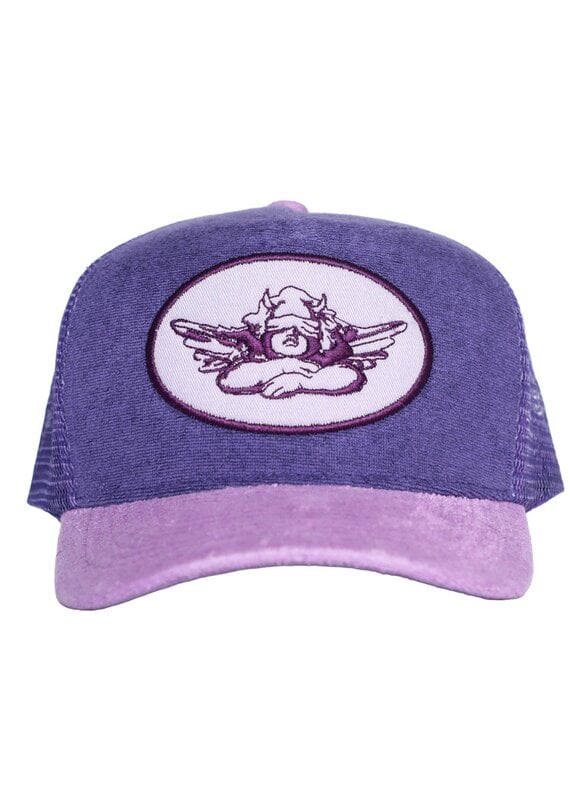 Boys Lie Libra Terry Trucker Hat Purple