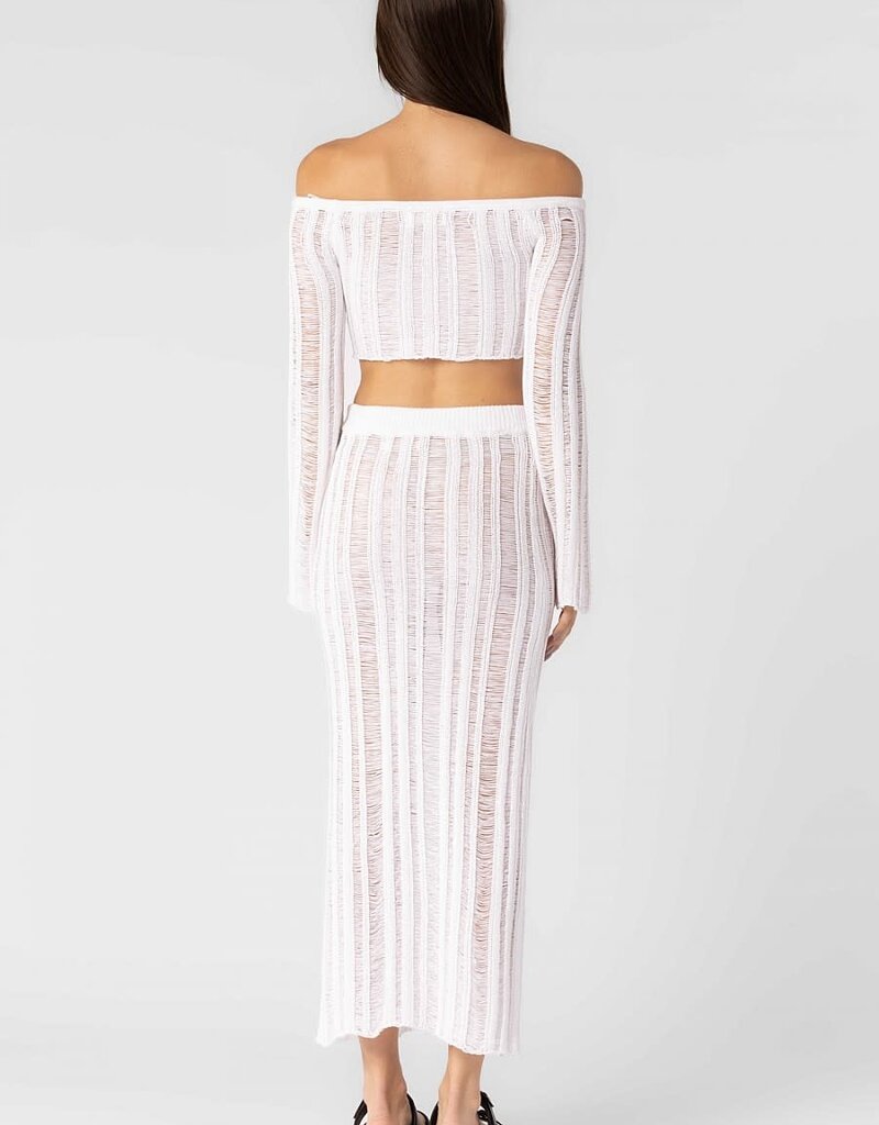 Cruel Summer Crop Top Midi Skirt Set