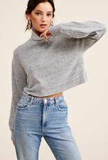 Essential Cropped Turtleneck Top