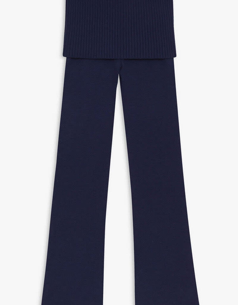 HOOKED IN KNIT FLARE PANT | ONYX