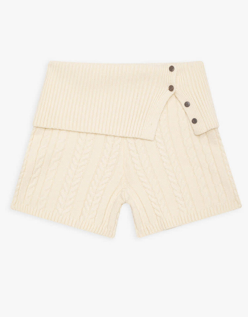 Frankies Bikinis Nolan Cable Cloud Knit Mini Short