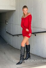 Leenie Off The Shoulder Mini Dress