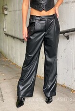 Everyday Faux Leather Trouser