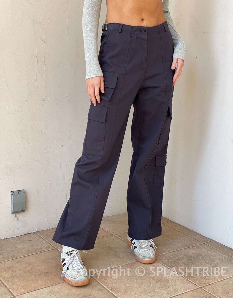 Buckle Cargo Pants