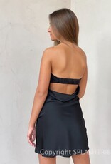 Macy Strapless Cowl Back Mini Dress