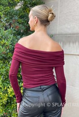 Genna Off The Shoulder Long Sleeve Top