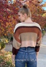 Patchwork Crop Sweater