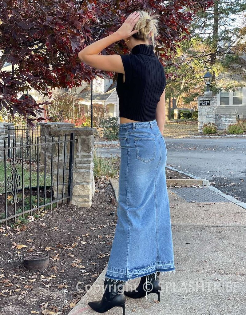 Marni Denim Maxi Skirt