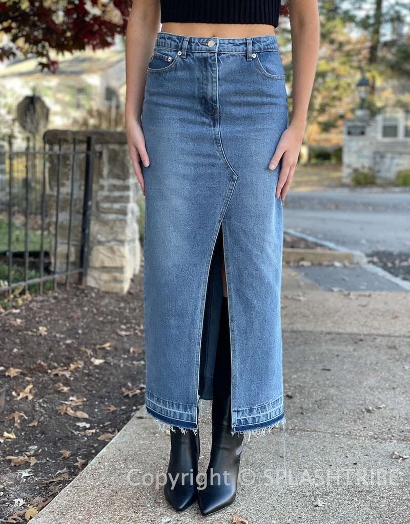 Marni Denim Maxi Skirt