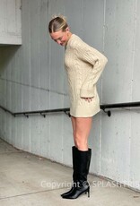 Joshua Cable Knit Mini Dress