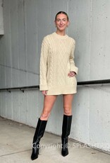 Joshua Cable Knit Mini Dress