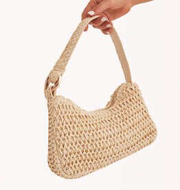 Billini Summer Shoulder Bag Natural Raffia