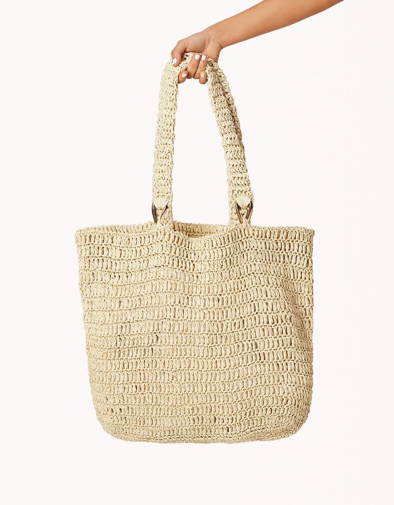 Billini Ocean Tote Bag Natural Raffia