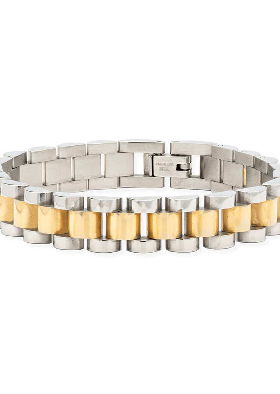 Rolly Two Tone Bracelet