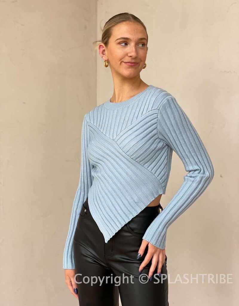 Asymmetrical Hem Sweater