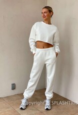 Cropped Loose Fit Sweatshirt