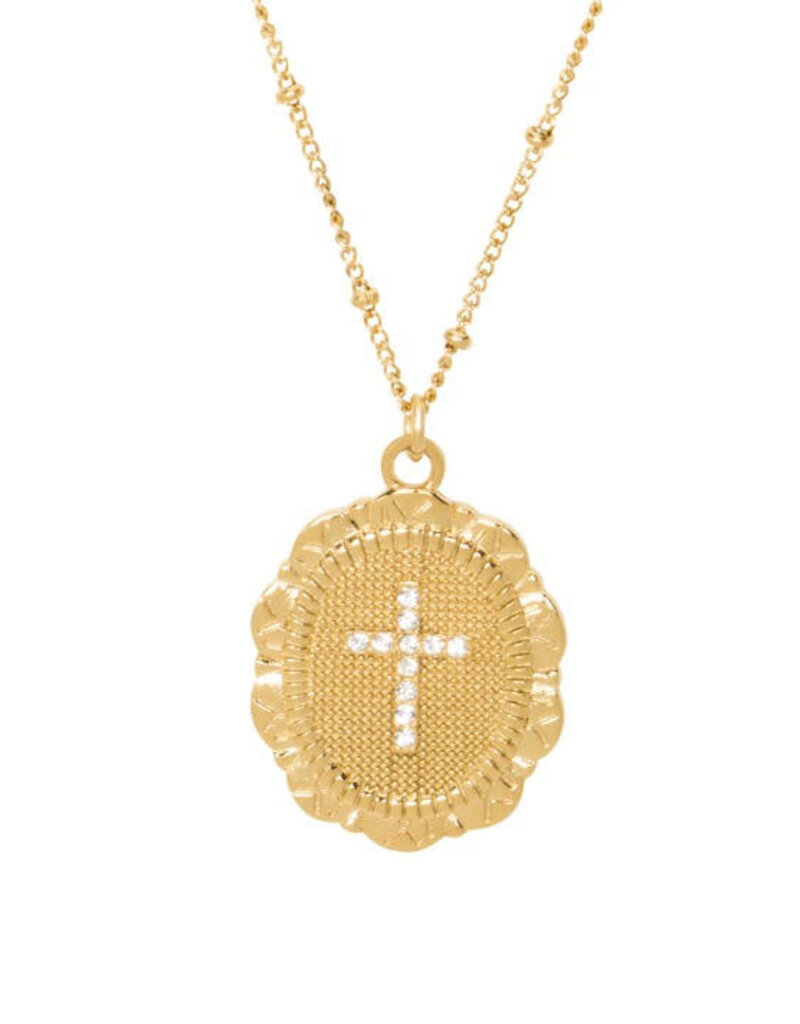 The Cross Medallion Necklace G