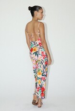 Hawaiin Floral Midi Dress