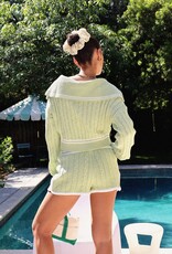 Half Zip Cable Sweater