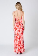 Floral Cowl Neck Maxi Dress