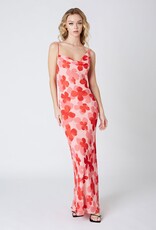 Floral Cowl Neck Maxi Dress