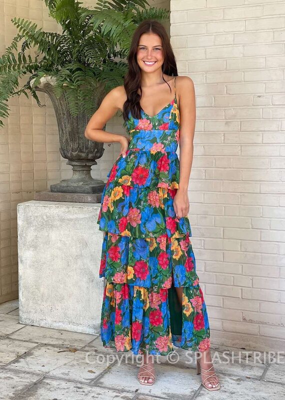 The Story of Us Tiered Maxi Dress