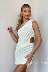 Aaliyah One Shoulder Cutout Mini Dress