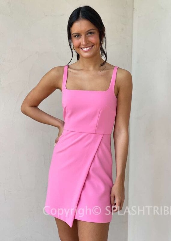 Whisper Strappy Envelope Skirt Mini Dress