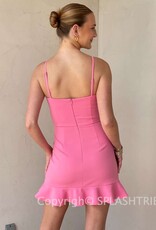 Whisper Frill Hem Dress
