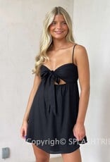 Teagan Tie Front Mini Dress