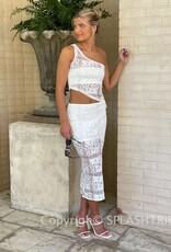 Jenner Lace Top Midi Skirt Set