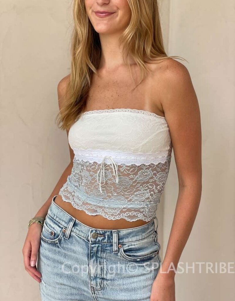 Wiley Lace Tube Top