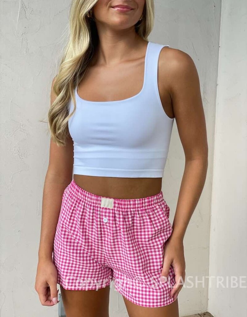 Gingham Boxer Shorts