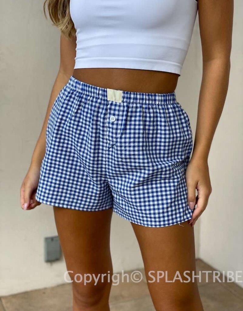 Gingham Boxer Shorts