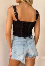 Tillie Lace Trim Crop Top