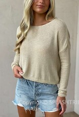 Rosman Boatneck Cropped Sweater