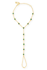 Maxine Hand Chain Emerald