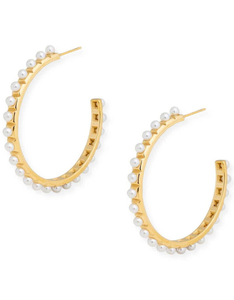 Ellie Pearl Hoops G