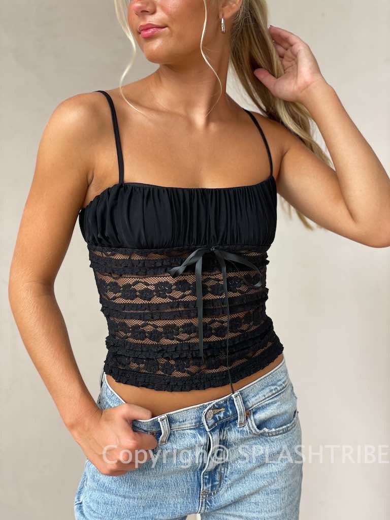 トップス DICH HENDERSON LOBSTER SHEER CAMI DICH HENDERSON Lobster Sheer cami - VONDOT｜レディース