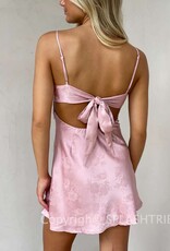 Tonal Floral Bustier Mini Dress