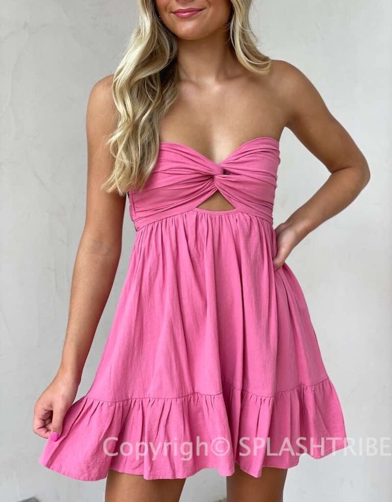 Ryan Strapless Romper Mini Dress
