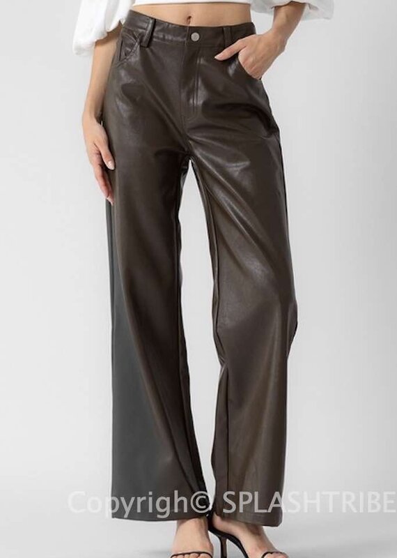 Barron Faux Leather Pant