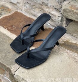 Thong Strap Kitten Heel